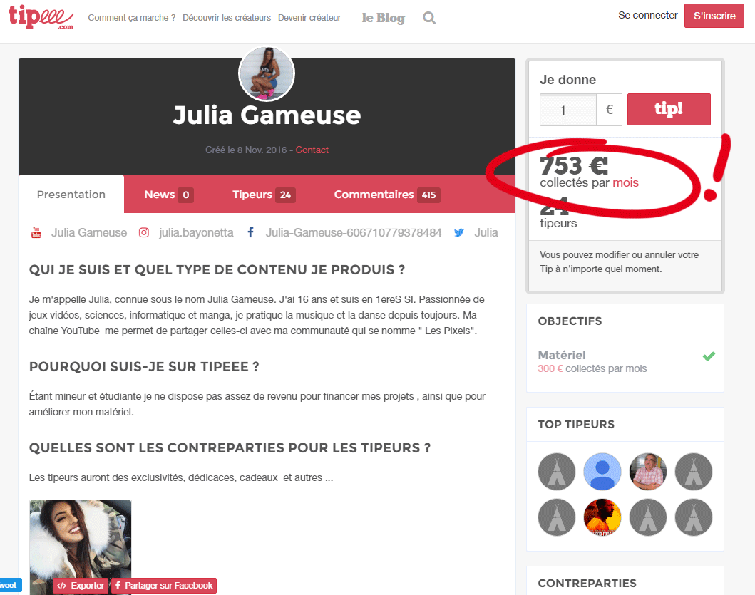 julia gameuse youtubeuse